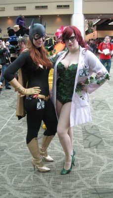 Amie B. as Batgirl & Brigid L. as Poison Ivy, photo by Phillip P.